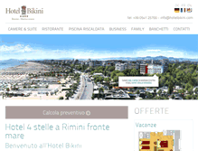 Tablet Screenshot of hotelbikini.com